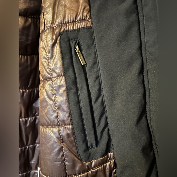 Calvin Klein Faux Fur Black Parka Jacket Women’s Small - Picture 5 of 9